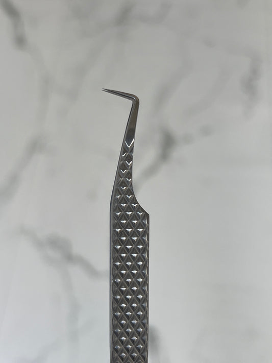 Slim 90 Degree Volume Boot Style Tweezers (Laser Fiber Tip)