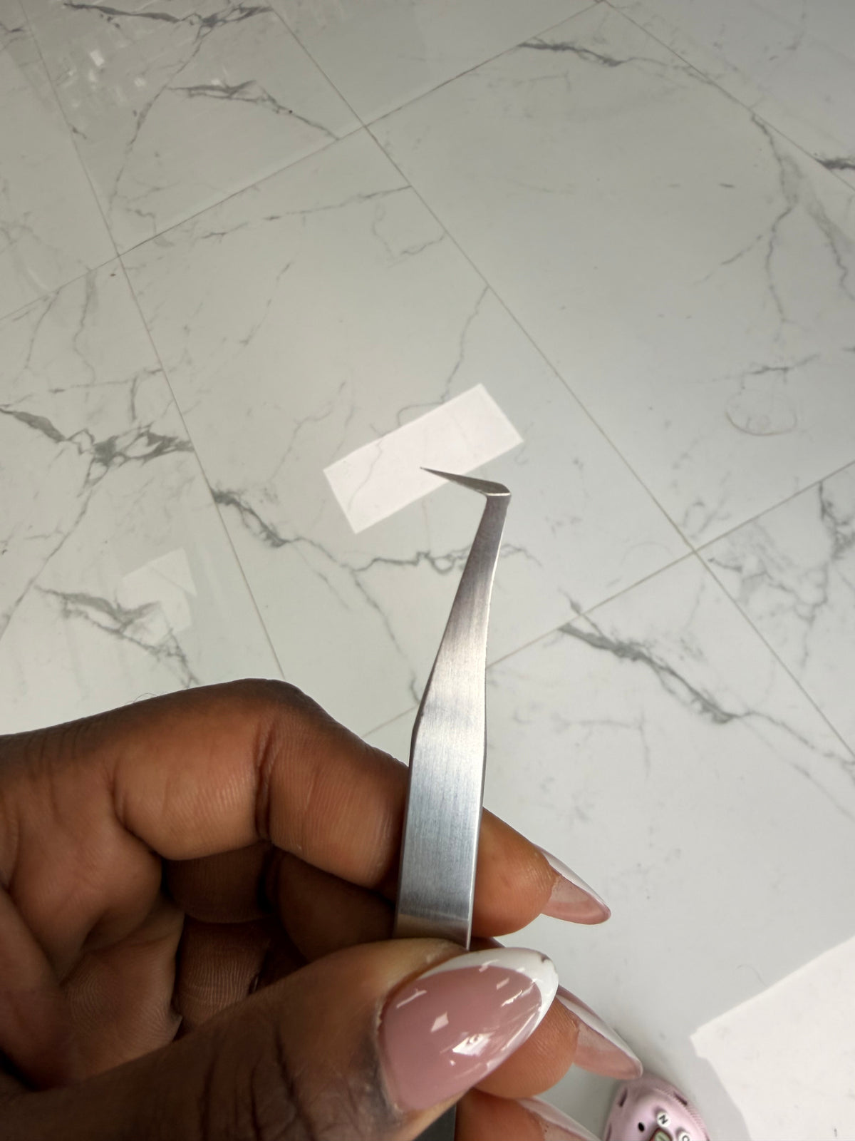 Ultra Light 90 Degree Volume Boot Style Tweezers (Laser Fiber Tip)
